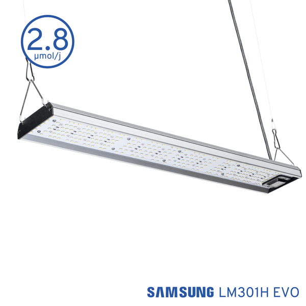 The MIGRO ARAY 75 seedling grow light is a high efficiency grow light with 2.8 µmol/Joule PPE delivering full spectrum light, high PAR intensity with unparalleled uniformity